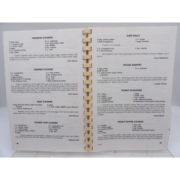 Spencerville E.M.S. 1993 "From Our Kitchens" Spiral-Bound Community Cookbook - Picture 6 of 6